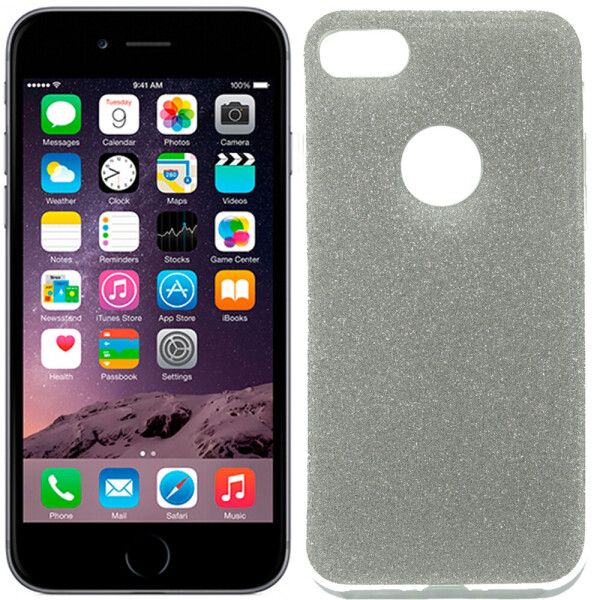 

Чехол Remax Glitter Silicone Case для iPhone 6 Plus Черный (12489)