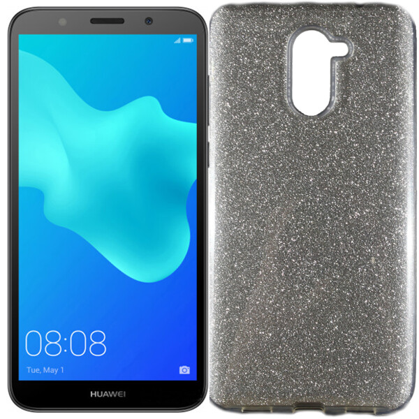 

Чехол силиконовый 3in1 Блёстки для Huawei Y7 2017 White (20880)