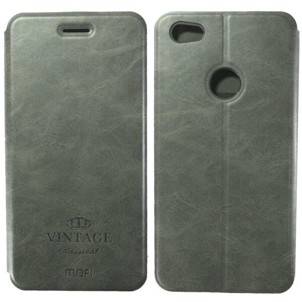 

Чехол книжка MOFI Vintage Series для Xiaomi Redmi Note 5A Prime / Redmi Y1 (Темно-серый) (21368)