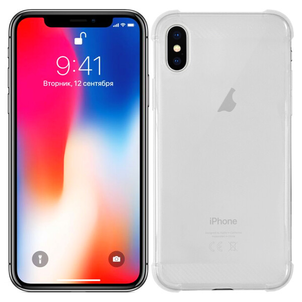 

Чехол X-Level Crashproof series для iPhone X Clear (22089)