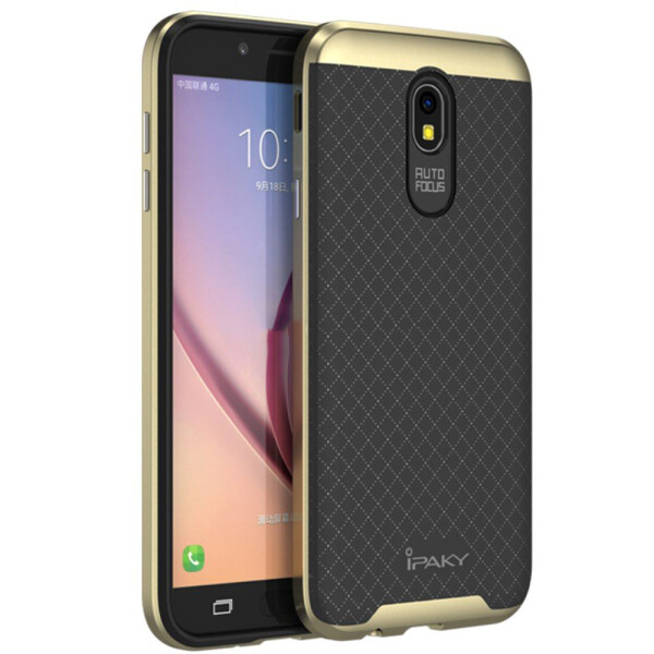 

Накладка iPaky Carbon TPU + Bumper для Samsung J730 (J7-2017) Gold (19059)