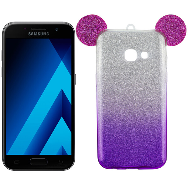 

Чехол Mickey TPU Case с блестками для Samsung A320 (A3 2017) (14805)