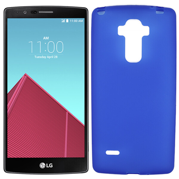 

Чехол силиконовый оригинальный для LG G4 Stylus/H630 Blue (10196)