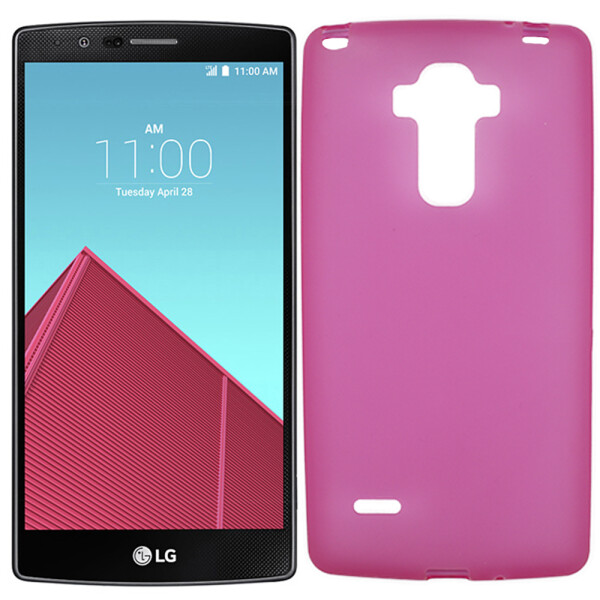 

Чехол силиконовый оригинальный для LG G4 Stylus/H630 Pink (11840)