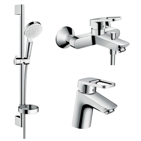 

Набор смесителей для ванны Hansgrohe Logis Loop 70 1042019 (71150000+71244000+26553400) хром