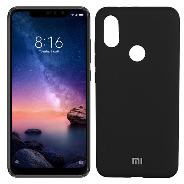 

Чехол силиконовый оригинальный для Xiaomi Redmi 6 Pro/Mi A2 Lite Чёрный FULL (26035)