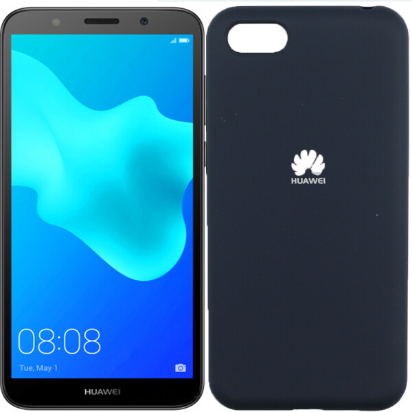 

Чехол силиконовый оригинальный для Huawei Y5 2018 Синий FULL (26527)