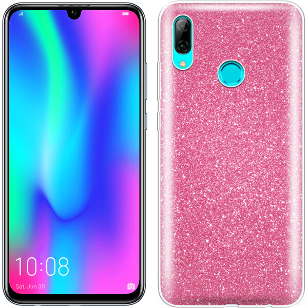 

Чехол силиконовый 3in1 Блёстки для Huawei P Smart 2019 Pink (26777)