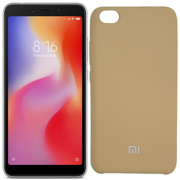 

Чехол для Xiaomi Redmi 6 Светло коричневый (25651)
