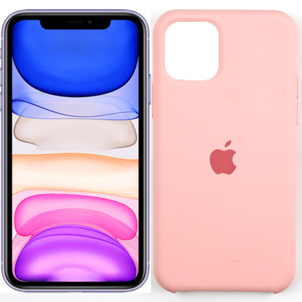 

Чехол силиконовый оригинальный для iPhone 11 Pro Светло Розовый (27422)