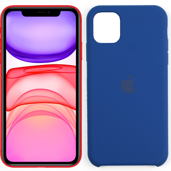 

Чехол силиконовый оригинальный для iPhone 11 Pro Темно Синий (27734)