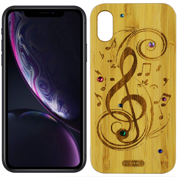 

Чехол Bamboo Wooden Case with Diamonds для iPhone X/Xs Мелодия (27110)