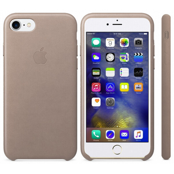 

Чехол накладка Apple Silicone case для iPhone 7- Cocoa- orig (11409)