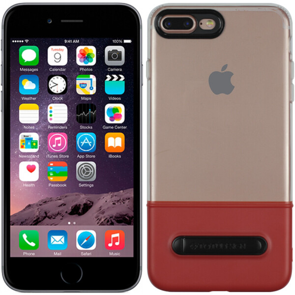 

Чехол TOTU Design Crystal Color series для iPhone 7/8 Plus Red (24242)