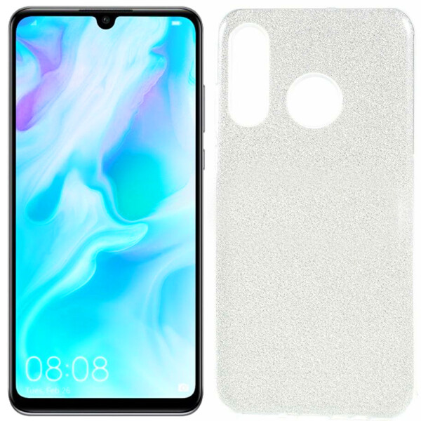 

Чехол силиконовый 3in1 Блёстки для Huawei P30 Lite Silver (26787)