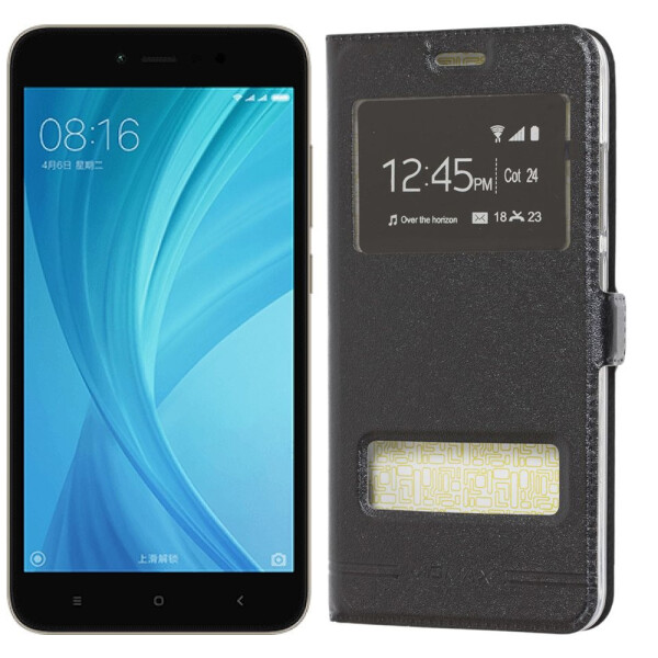 

Чехол книжка Momax для Xiaomi Redmi Note 5a Black (17658)