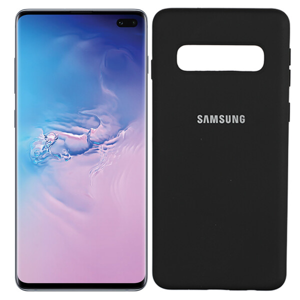 

Чехол силиконовый оригинальный для Samsung G973 Galaxy S10 Чёрный FULL (26007)