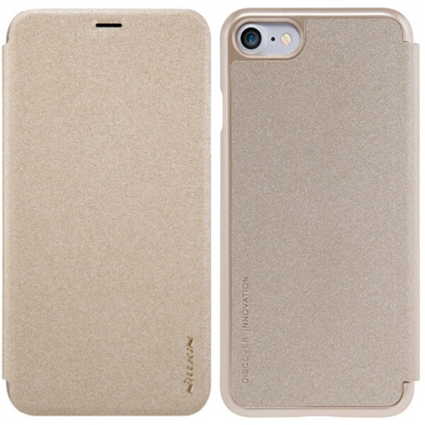 

Чехол NILLKIN Sparkle series для iPhone 7/8 Gold (12813)
