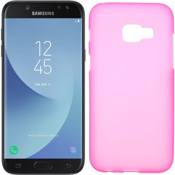 

Чехол силиконовый оригинальный для Samsung A520 (A5-2017) Pink (13758)