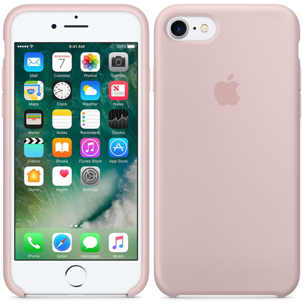 

Чехол силиконовый оригинальный для iPhone 7/8 Персиковый (15815)