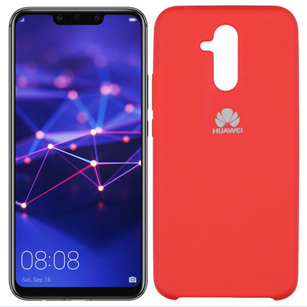 

Чехол силиконовый оригинальный для Huawei mate 20 Lite Красный FULL (27832)