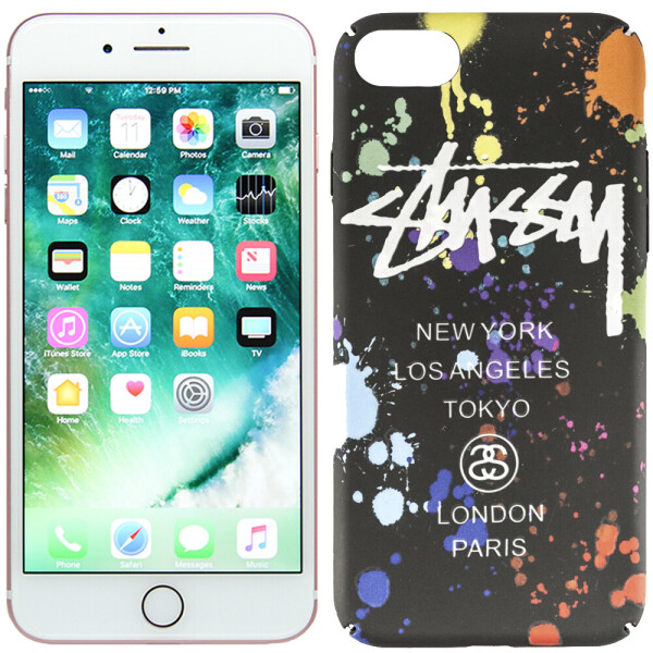 

Чехол Glowing in the dark PC case для iPhone 7/8 Paint Drops (19483)