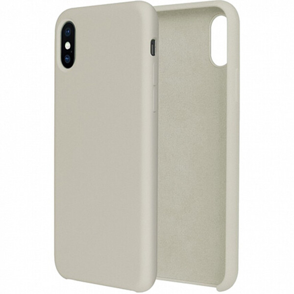 

Чехол силиконовый оригинальный для iPhone X/Xs Бежевый (18689)