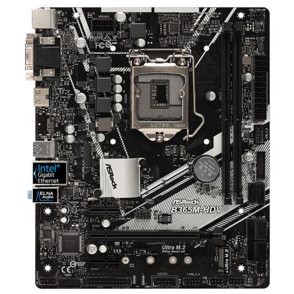 

Материнская плата ASRock B365M-HDV (s1151, Intel B365) mATX (6521430)