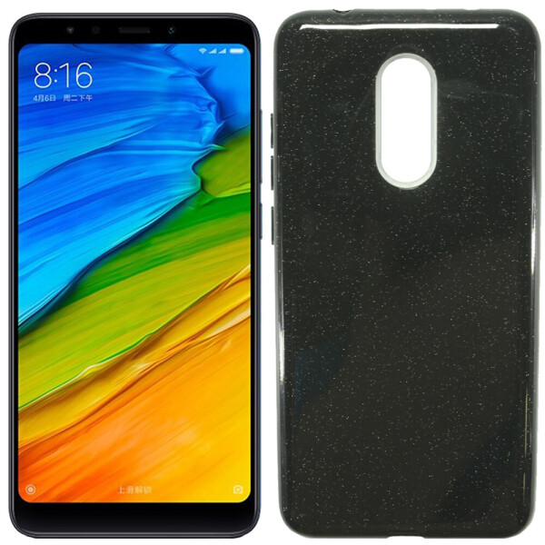

Чехол силиконовый 3in1 Блёстки для Xiaomi Redmi 5 Black (20858)