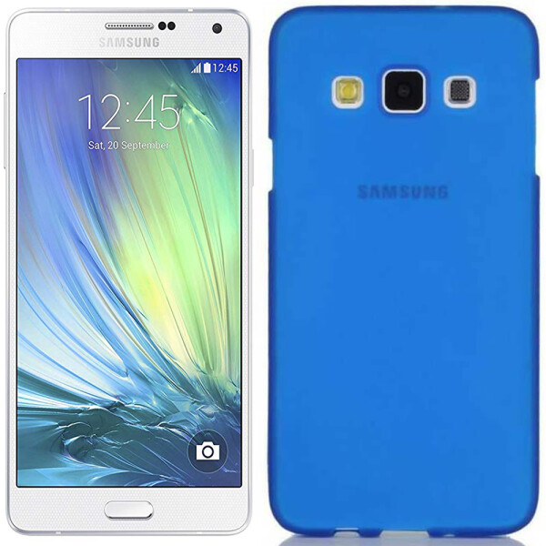 

Чехол силиконовый оригинальный для Samsung A700 (A7) Blue (8202)