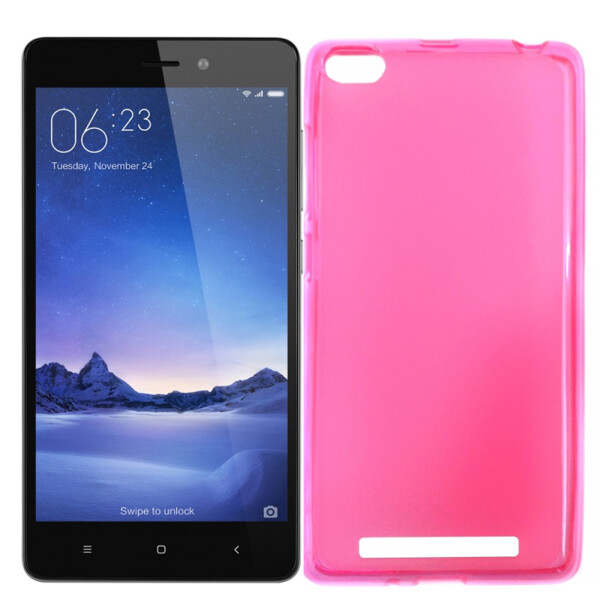 

Чехол силиконовый оригинальный для Xiaomi Redmi 3 Pink (6064)