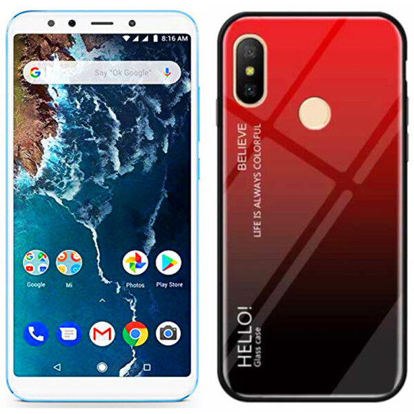 

Чехол TPU Gradient HELLO Glass для Xiaomi Redmi Note 5/Note 5 Pro Красный (26946)