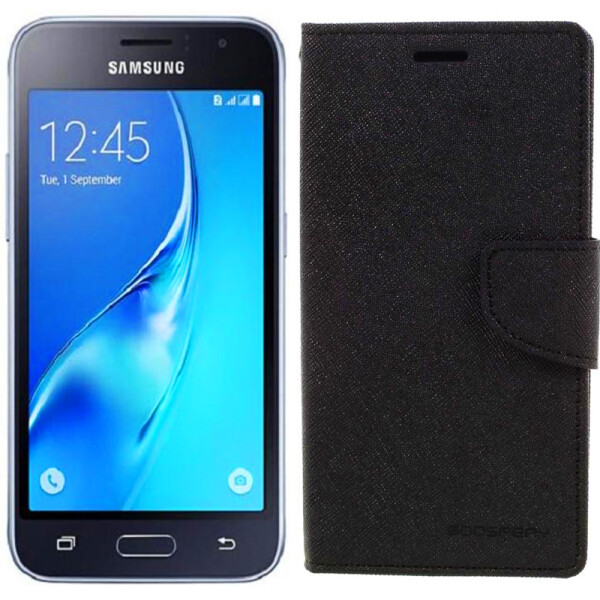 

Чехол книжка для Samsung J110 (J1 Ace) Black (8323)