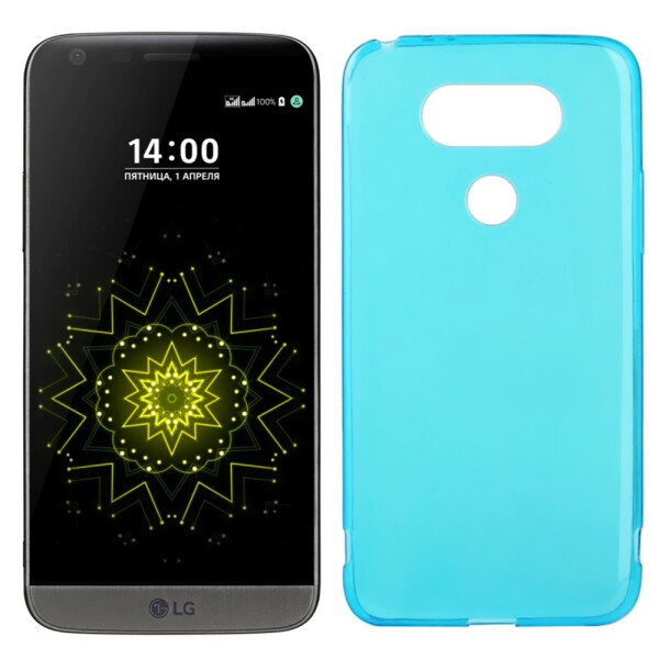 

Чехол силиконовый оригинальный для LG G5 Blue (7075)