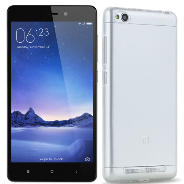 

Чехол силиконовый оригинальный для Xiaomi Redmi 3 White (6630)