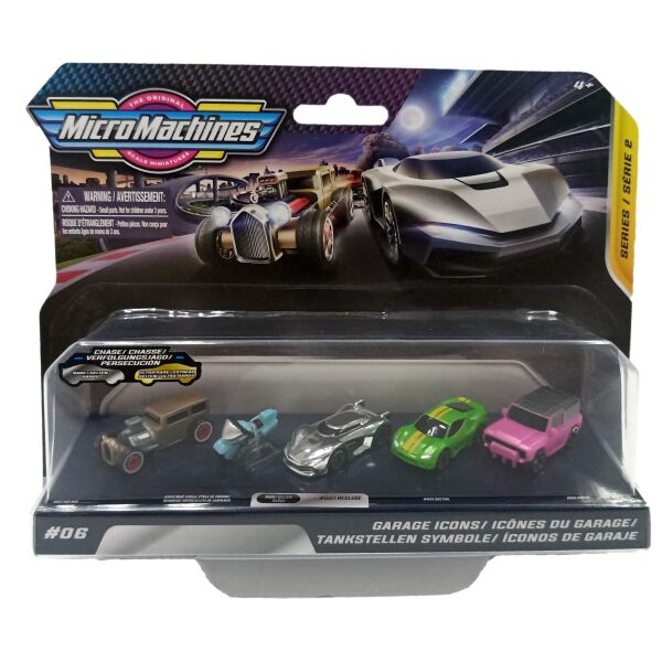 

Игрушечный набор Micro Machines Гиперкар Серебряная погоня (5 шт.) W2 (6626761)