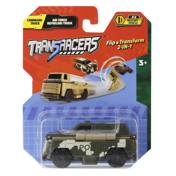 

Машинка 2 в 1 Военная полиция & Автозаправочн.станция TransRacers (6586361)