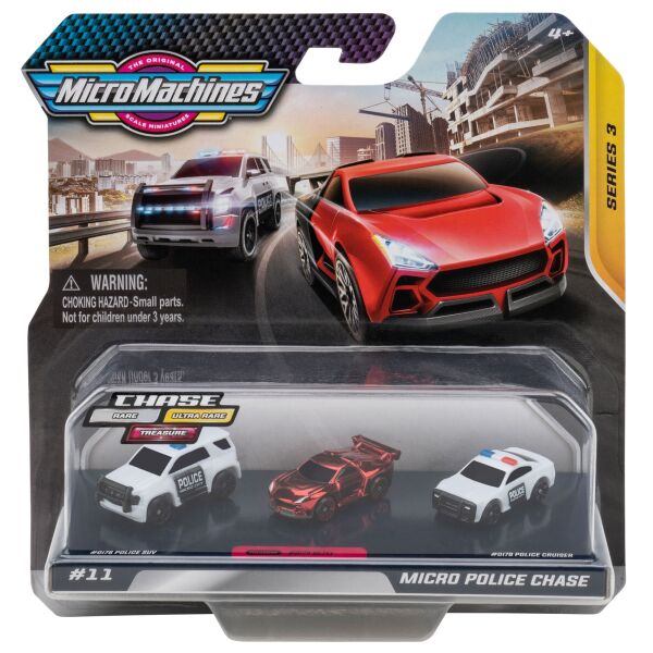 

Игрушечный набор Micro Machines Полицейская погоня Руби Чейз (3 шт.) W3 (6625990)