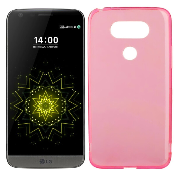 

Чехол силиконовый оригинальный для LG G5 Pink (10200)
