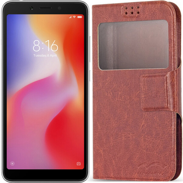 

Чехол книжка Universal Mobiking Spring 4,0" Brown (2030)