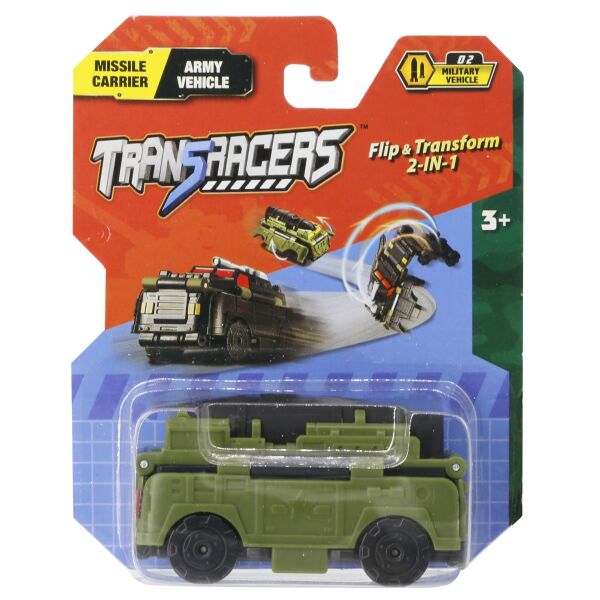 

Машинка 2 в 1 ракетоносец & Армейская машина TransRacers (6586357)