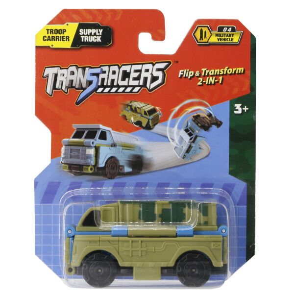 

Машинка 2 в 1 Военный грузовик & Самосвал TransRacers (6586363)