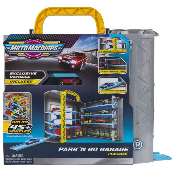 

Игрушечный набор Micro Machines Паркинг Park & ​​Go с машинкой (6606074)