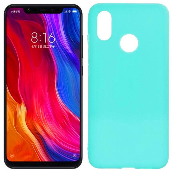 

Чехол силиконовый SMTT для Xiaomi Mi8 Turquoise (27137)
