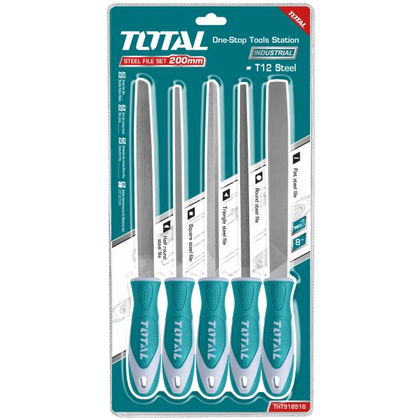 

Набор напильников TOTAL THT918516 200мм, 5шт (6326243)