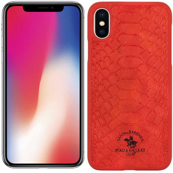 

Чехол Santa Barbara Polo & Racquet Club Knight для iPhone X Red (21182)