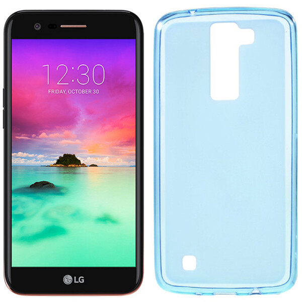 

Чехол силиконовый оригинальный для LG K10/K430DS Blue (5243)