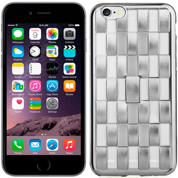 

Чехол Joyroom Grid Series для iPhone 6s Plus/6 Plus Silver (19615)