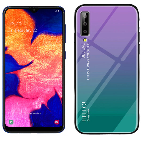 

Чехол TPU Gradient HELLO Glass для Samsung A307/A505 Galaxy A30s/A50 Голубой (26889)