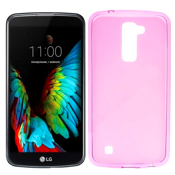 

Чехол силиконовый оригинальный для LG K10/K430DS Pink (5244)